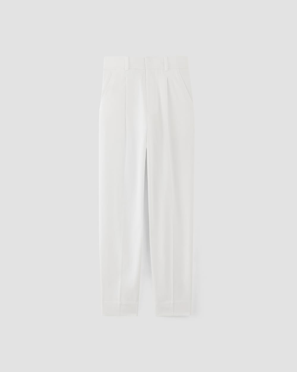 The Draper Tapered Pant in Buttersmooth | White – Everlane