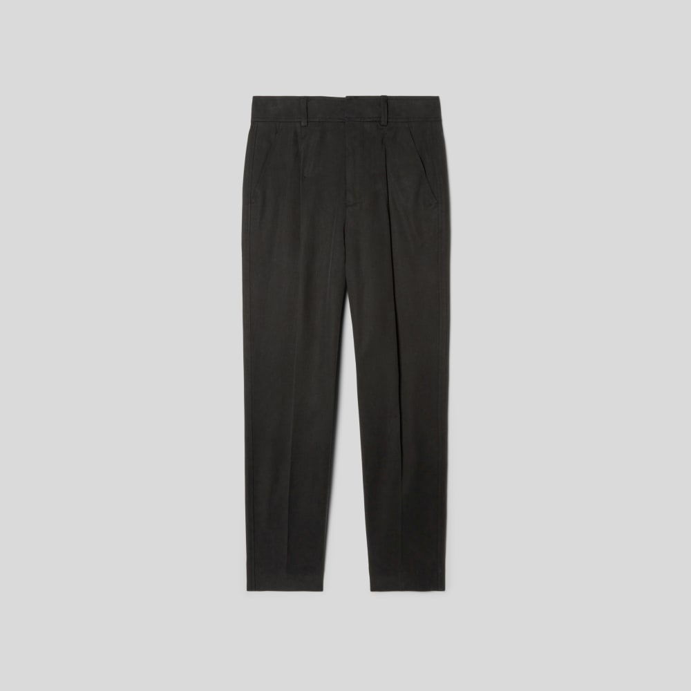 The Draper Tapered Pant in Buttersmooth | Black – Everlane