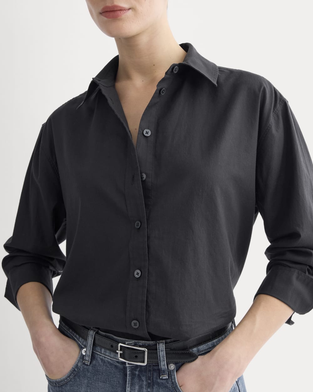 womens-everyday-shirt-in-silky-cotton-black