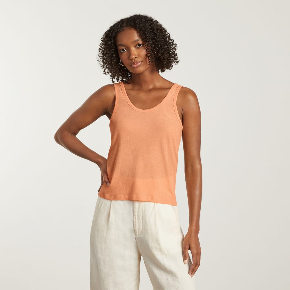 womens-air-tank-orange-chiffon
