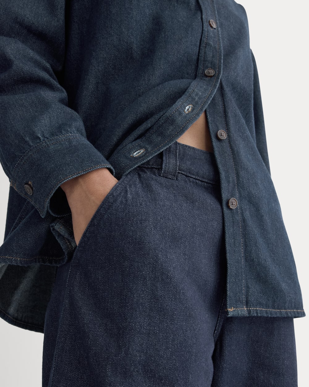 The Oversized Denim Shirt | Tungsten Rinse – Everlane