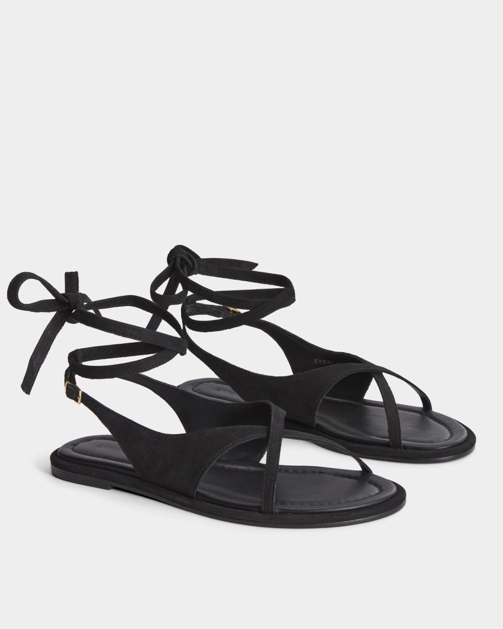 The Leather Crisscross Sandal | Burnt Umber