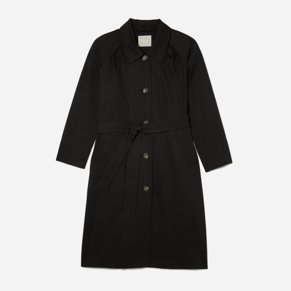 Everlane The Gathered Long Trench Coat