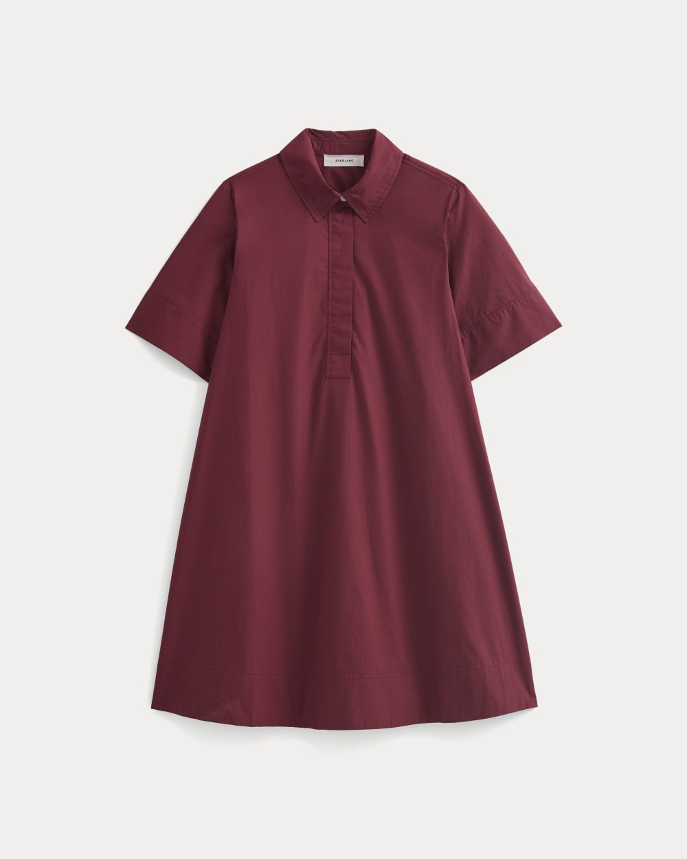 womens-popover-mini-shirtrdress-cotton-pomegranate | alt