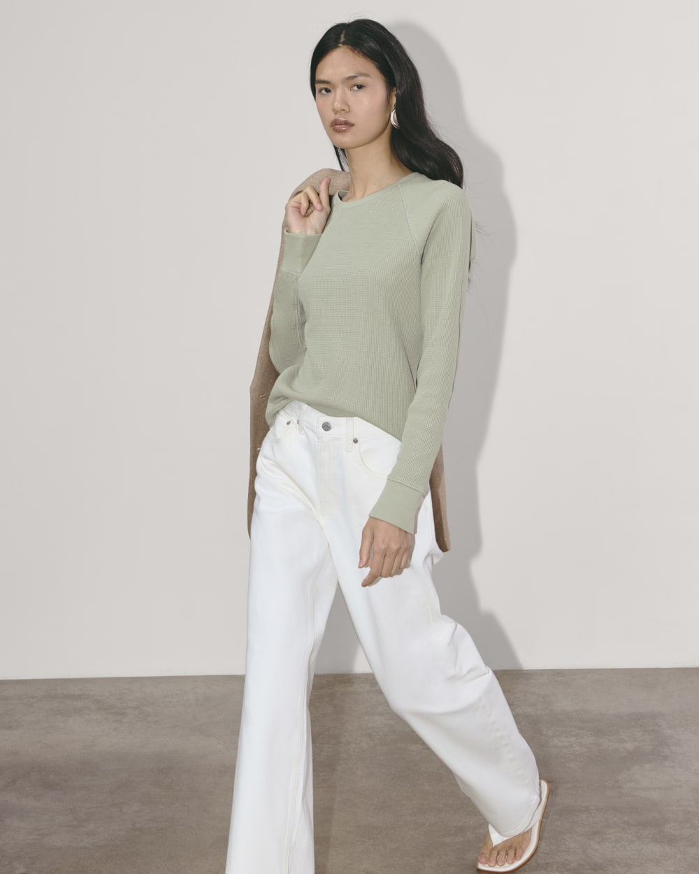 womens-cotton-waffle-crew-ls-tee-seagrass | alt