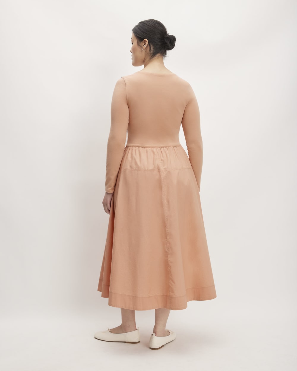 The Long-Sleeve Riviera Dress | Blush Pink Everlane The Long-Sleeve Riviera Dress | Blush Pink Everlane