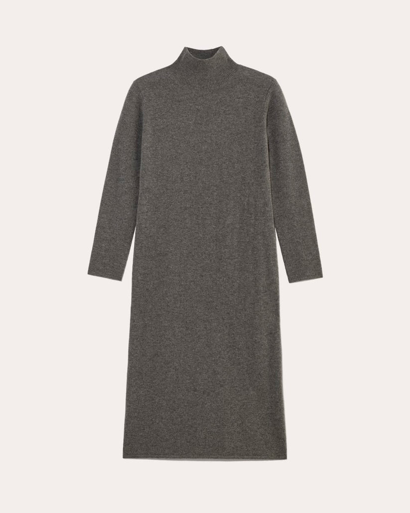 HEATHER CHARCOAL TURTLENECK SWEATER main image 1