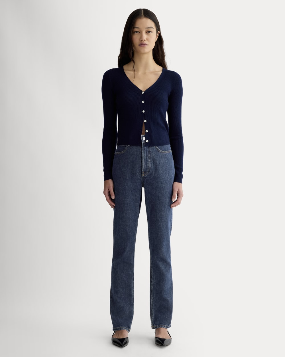 womens-way-high-slim-jean-short-indigo-rinse | primary
