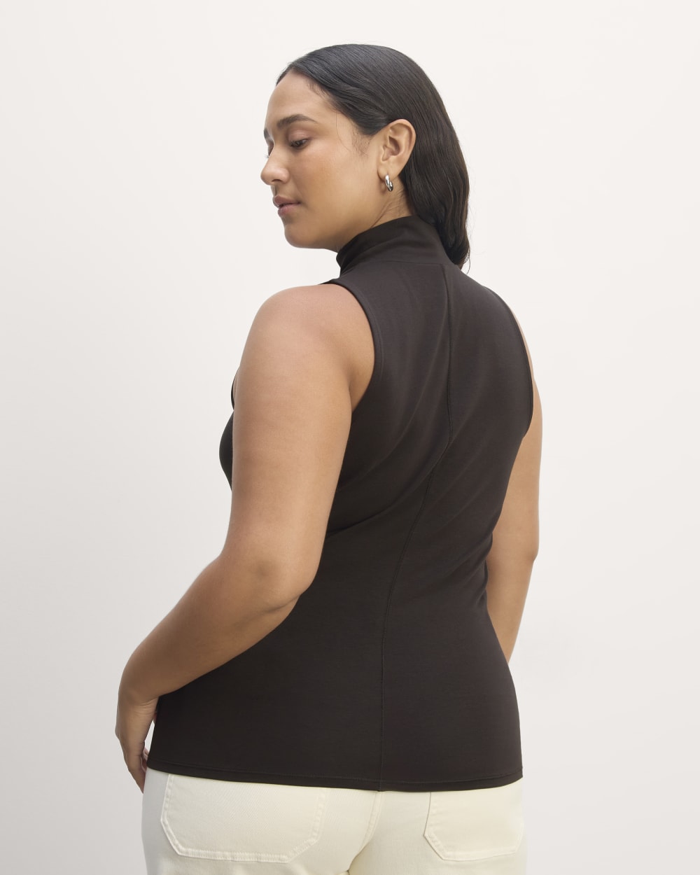 The Form Mock-Neck Tank | Black – Everlane