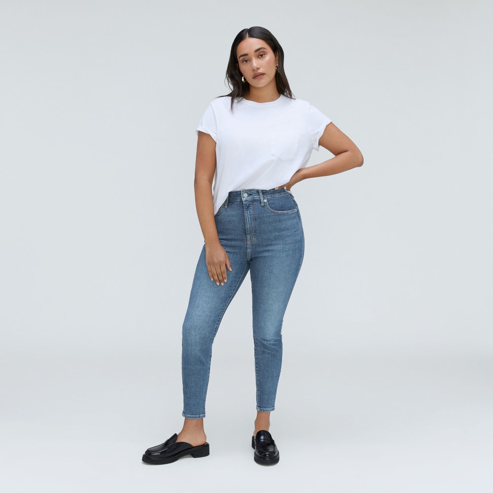 Way High® Hourglass Skinny Jean Faded 26.75" Inseam
