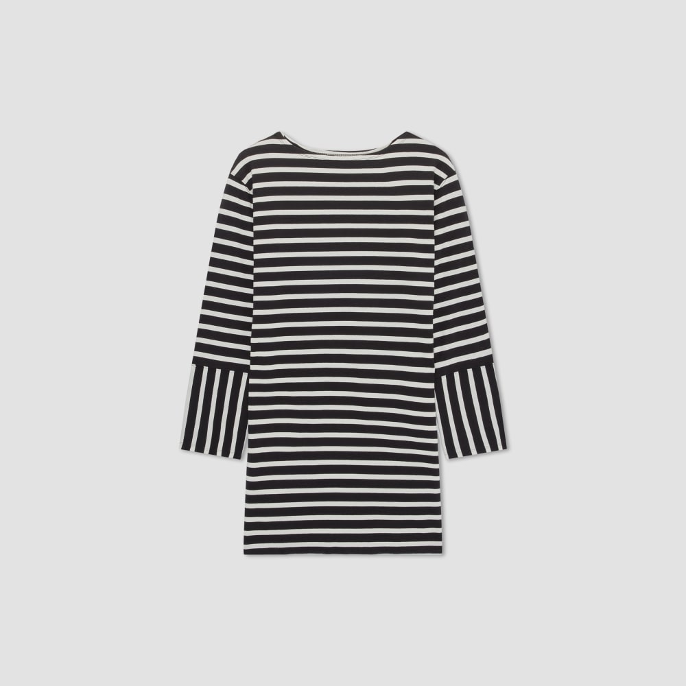 everlane organic cotton waisted dress The Column Dress in Cotton Linen