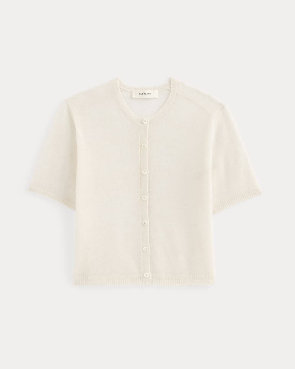 The Air Alpaca™ Short-Sleeve Cardigan | Black