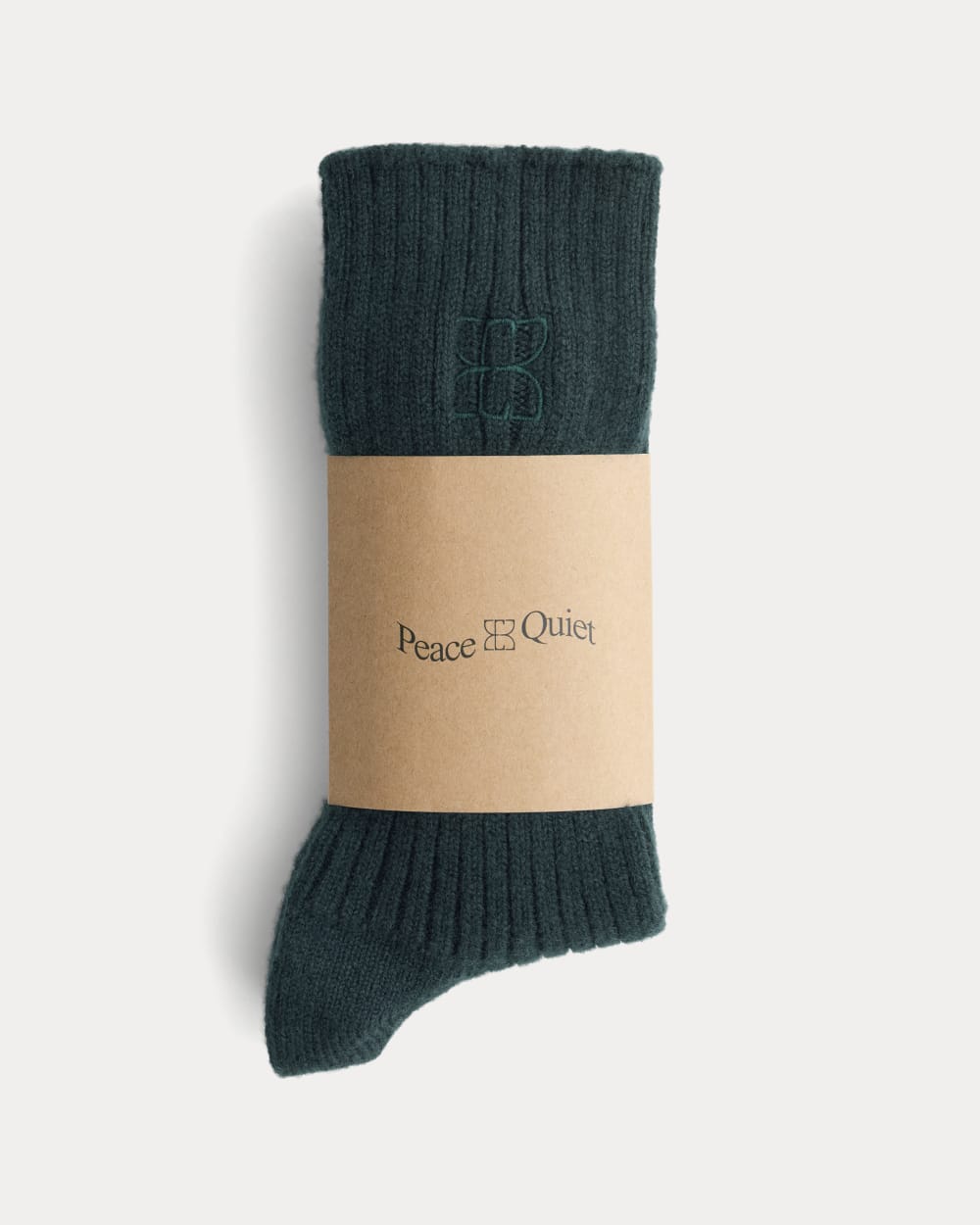 womens-peace-and-quiet-cashmere-socks-pine | alt