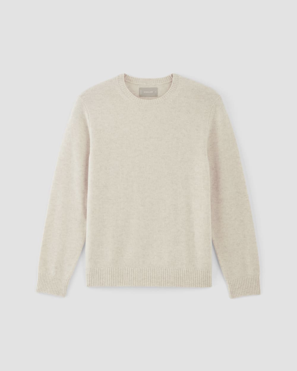 mens-felted-merino-crew-neck-sweater-heathered-oat | alt