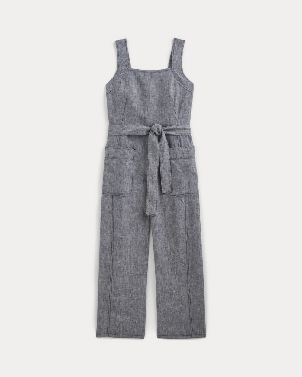 ULTERIOR CHAMBRAY GABARDINE COVERALL【美品】 6.0 oz. Lightweight Indigo Denim Jumpsuit/ Coverall - Med