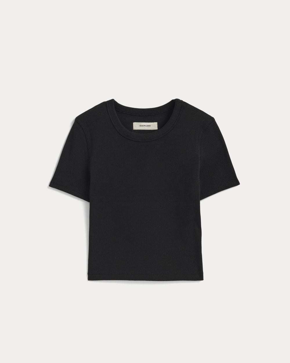The '90s Rib Tee | Black – Everlane
