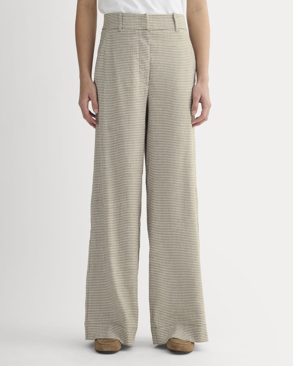 womens-wide-leg-pant-stretch-linen-deep-taupe-mini-gingham