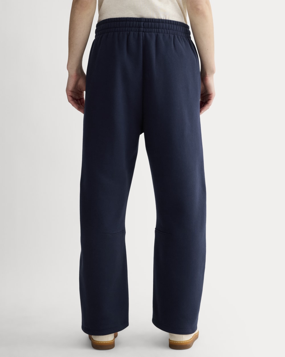 Luxe Fleece Barrel Sweatpant | Navy – Everlane