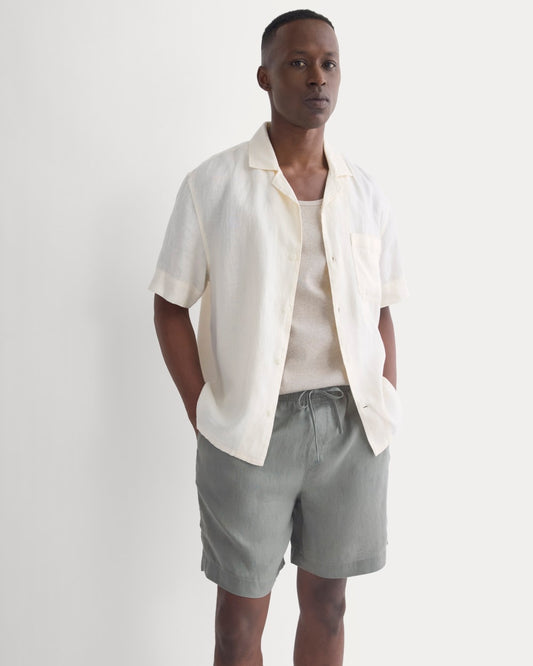 mens-linen-easy-short-agave-green | primary