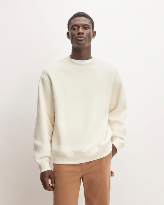 Trek Everyone Crewneck Sweatshirt - Off-White/Bone main image 0