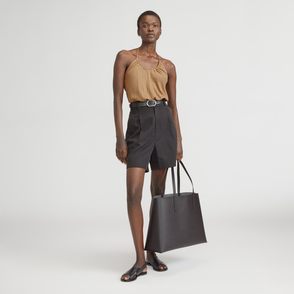 womens-rib-soft-knit-halter-top-caramel