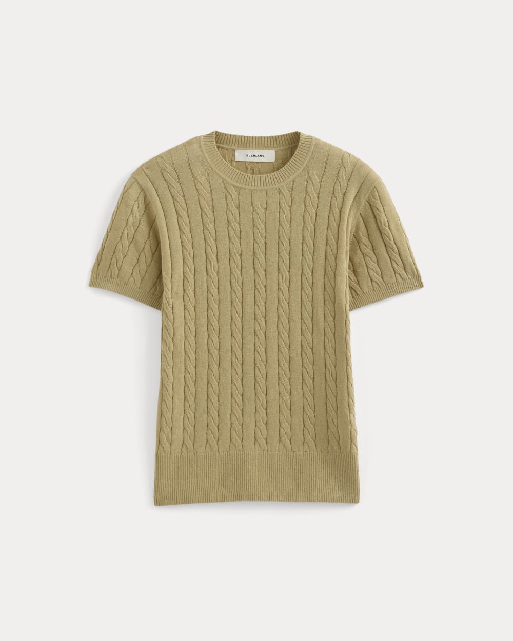 The Cable Crew in Cotton Cashmere | Classic Khaki – Everlane