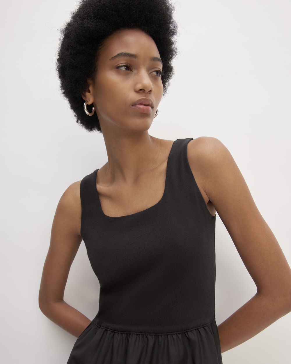 The Supima® Jersey Riviera Dress | Black