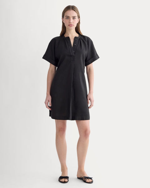 Everlane Popover Dress, Linen, Black, Size Small Everlane Popover Dress, Linen, Black, Size Small