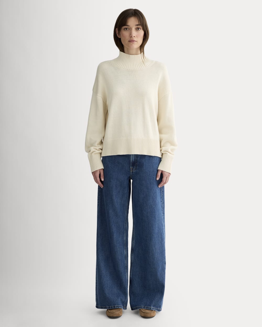 The Boxy Turtleneck in Everyday Cotton | Canvas – Everlane