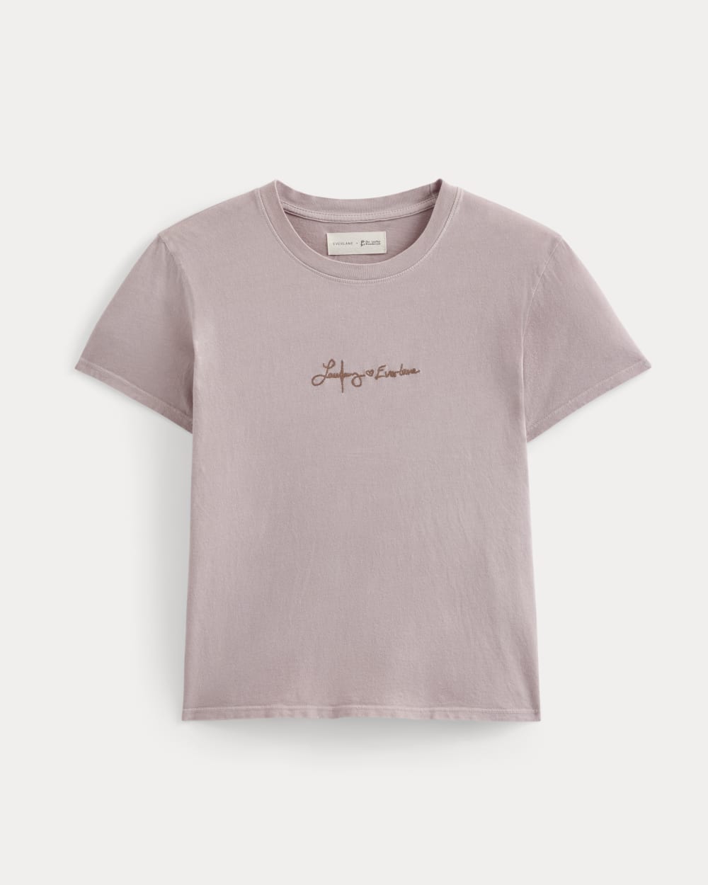 everlane-x-laufey-foundation-box-cut-tee-burnished-lilac | alt