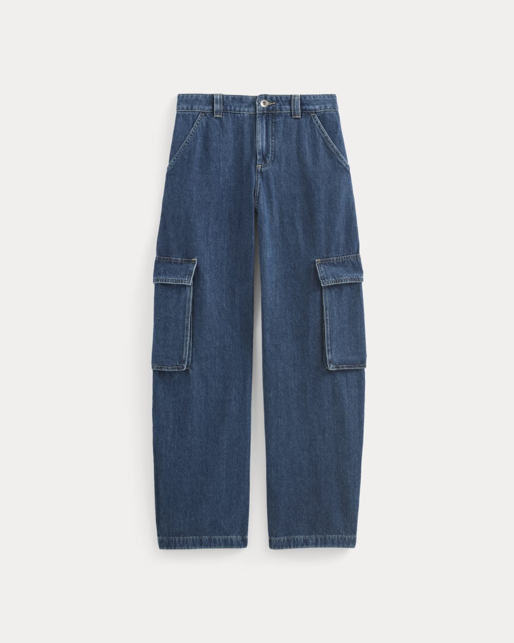 The Mid-Rise Cargo Jean | Tungsten Blue Stone – Everlane