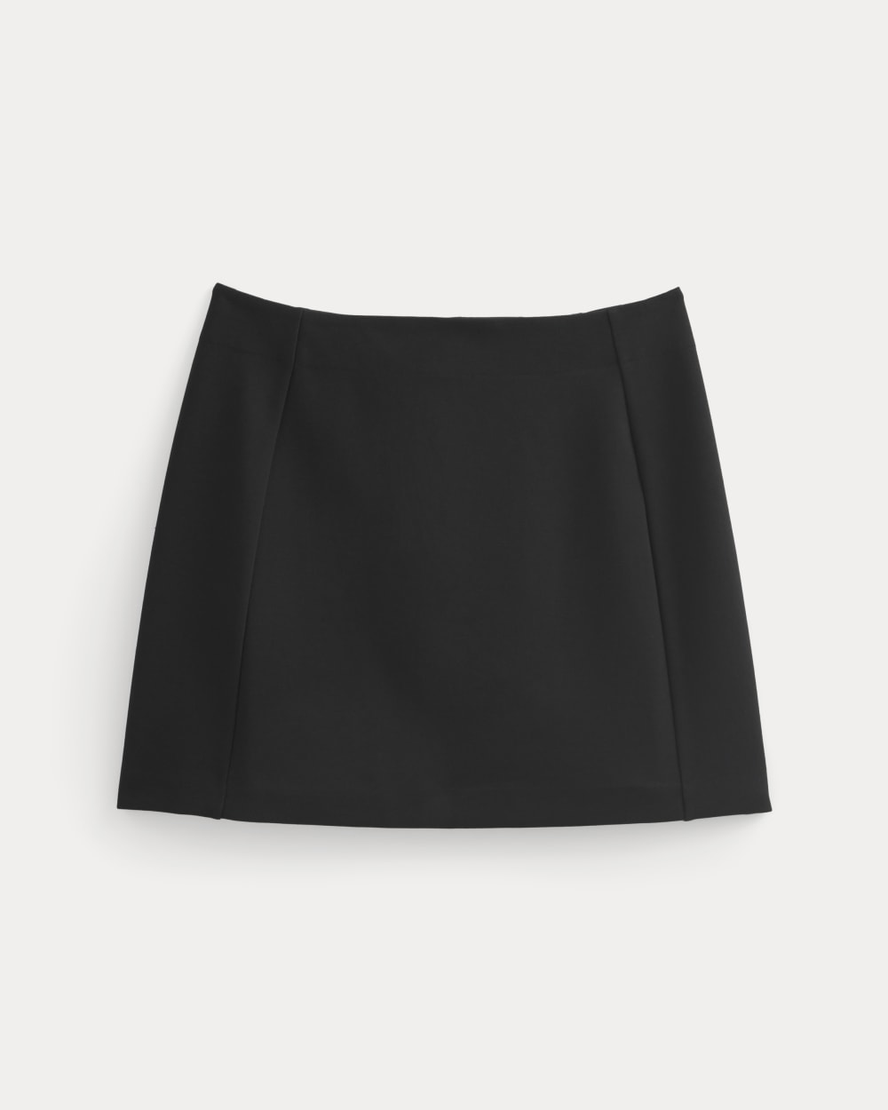 womens-ponte-mini-skirt-black | alt