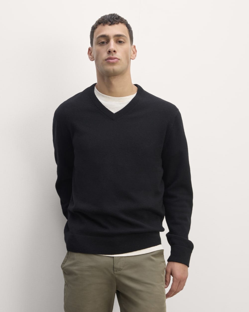 The Cashmere V-Neck Sweater