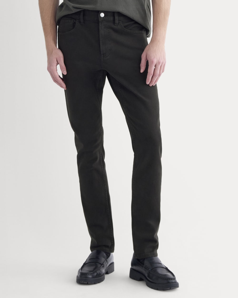 The Stretch Twill 5-Pocket Pant | Black – Everlane