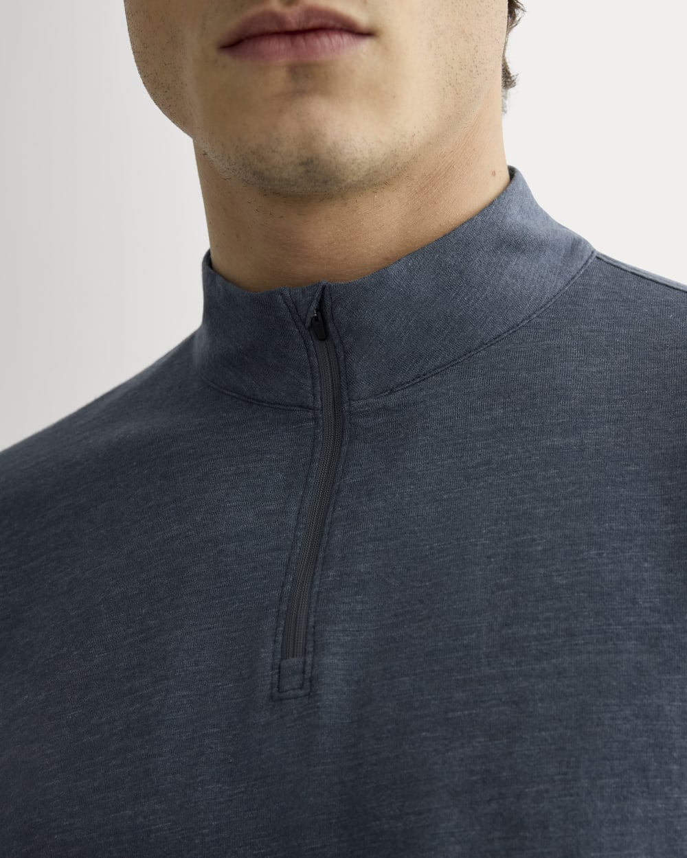 mens-rec-quarter-zip-hthr-navy