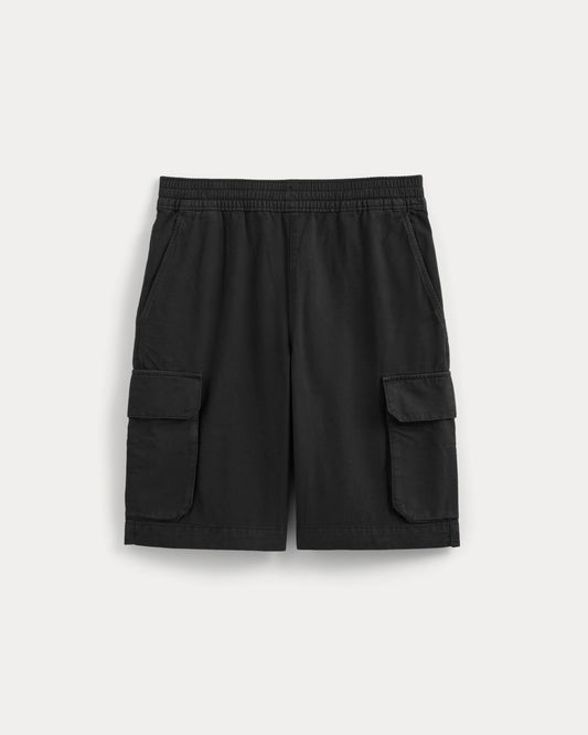 mens-pull-on-cargo-short-black | primary
