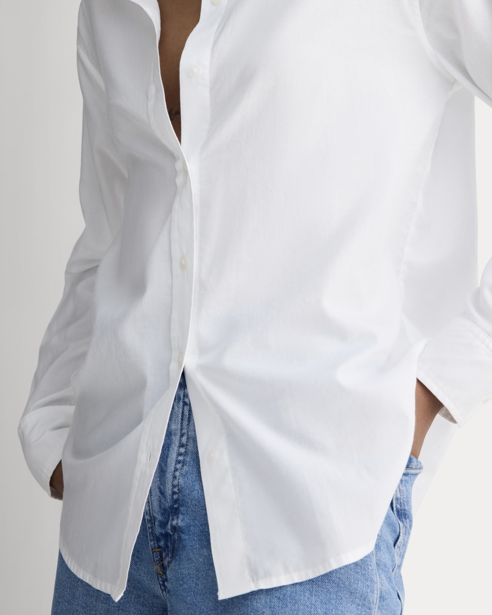 The Must-Have Shirt in Silky Cotton | White – Everlane