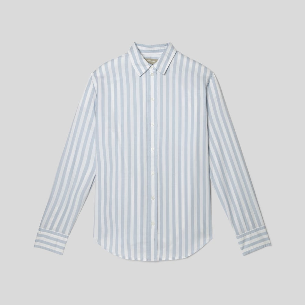 womens-silky-cttn-relaxed-shirt-periwinkle-white | alt