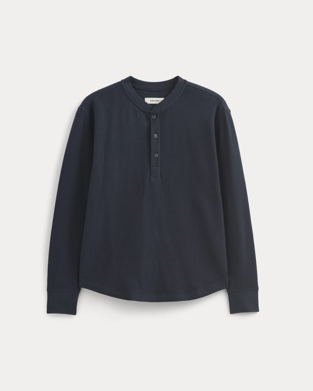 Thermal Henley in Cozy Waffle | Navy – Everlane