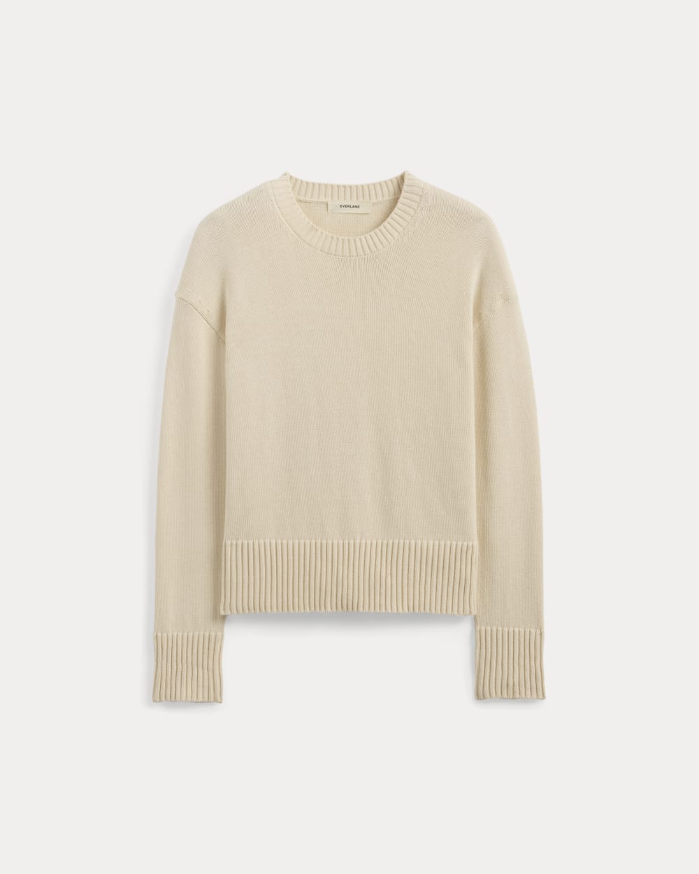 The Boxy Sweater in Everyday Cotton | Black