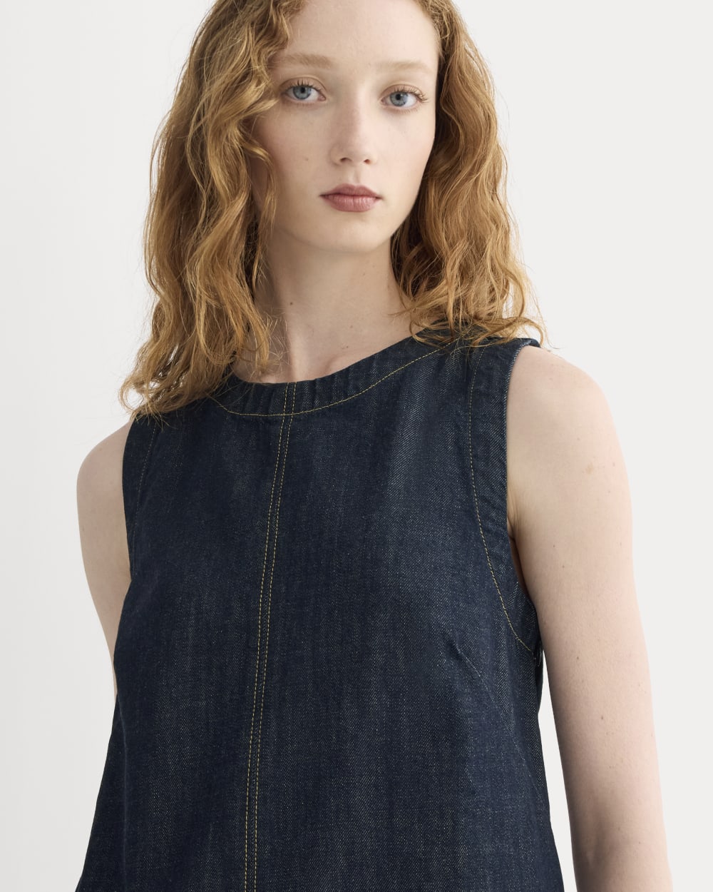 womens-denim-shift-dress-dark-indigo