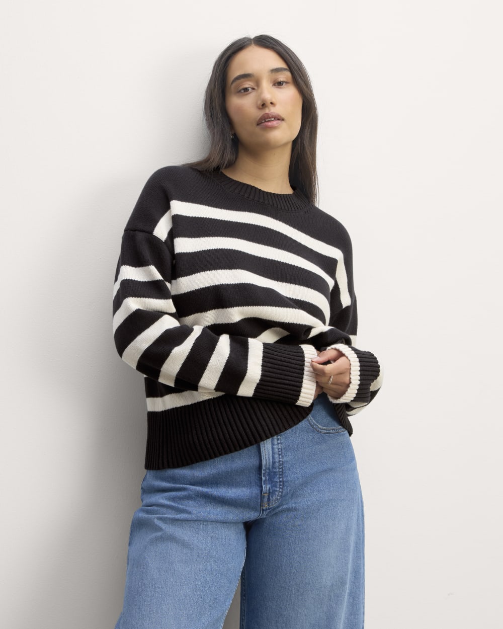 The Boxy Sweater in Everyday Cotton