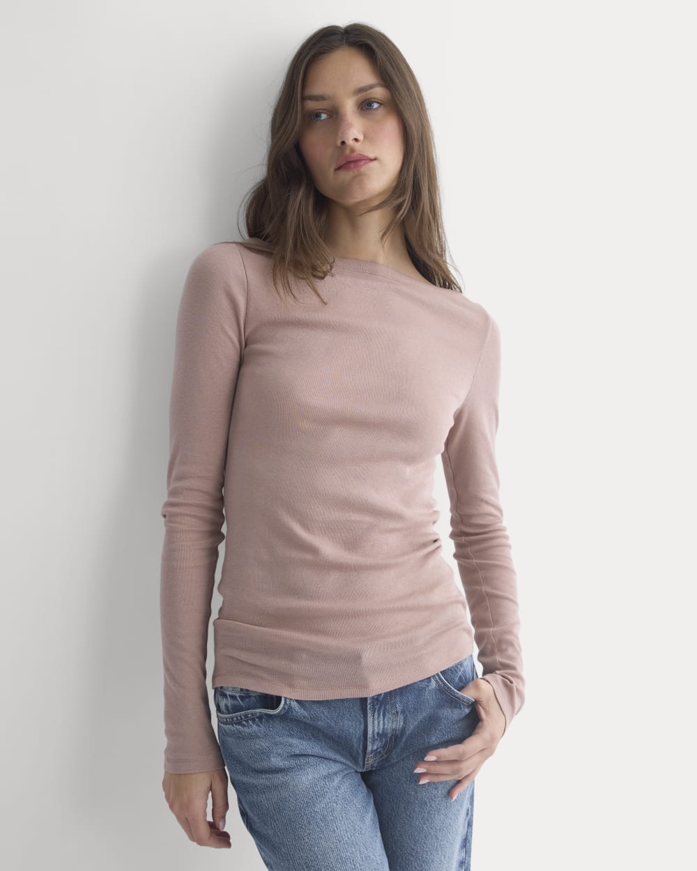 Tissue Boatneck Top