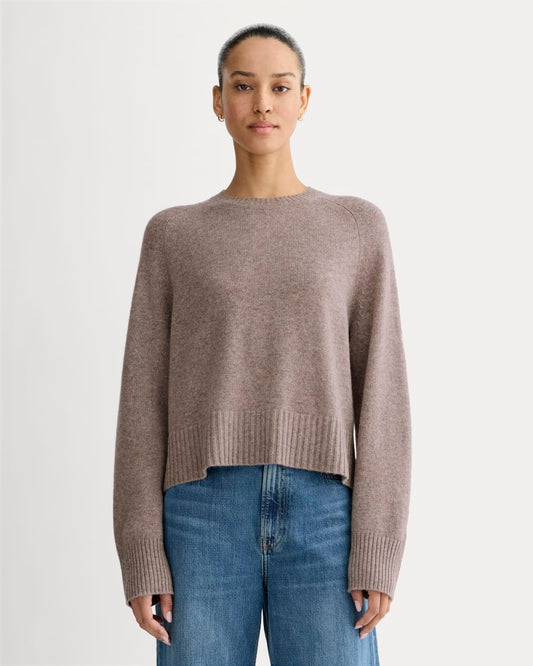womens-cashmere-boxy-crew-sweater-light-heathered-taupe | primary