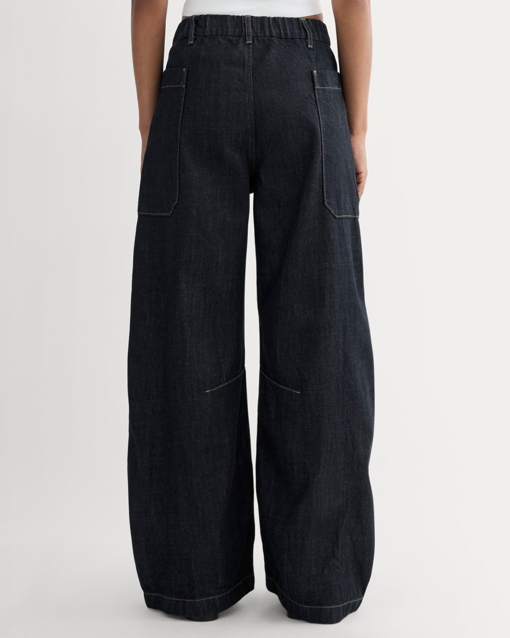 The Gardener Pull-On Jean | Washed Black