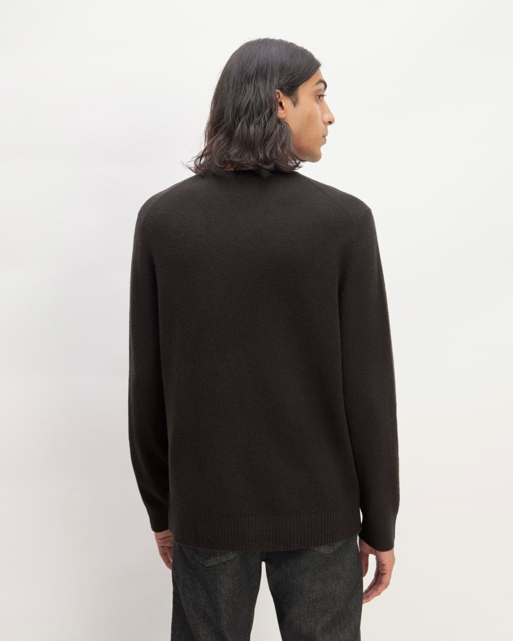 The Premium Merino Crew Neck Sweater | Black – Everlane