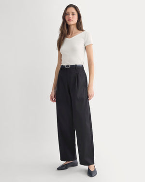 Tailored Drape Balloon Pant | Black
