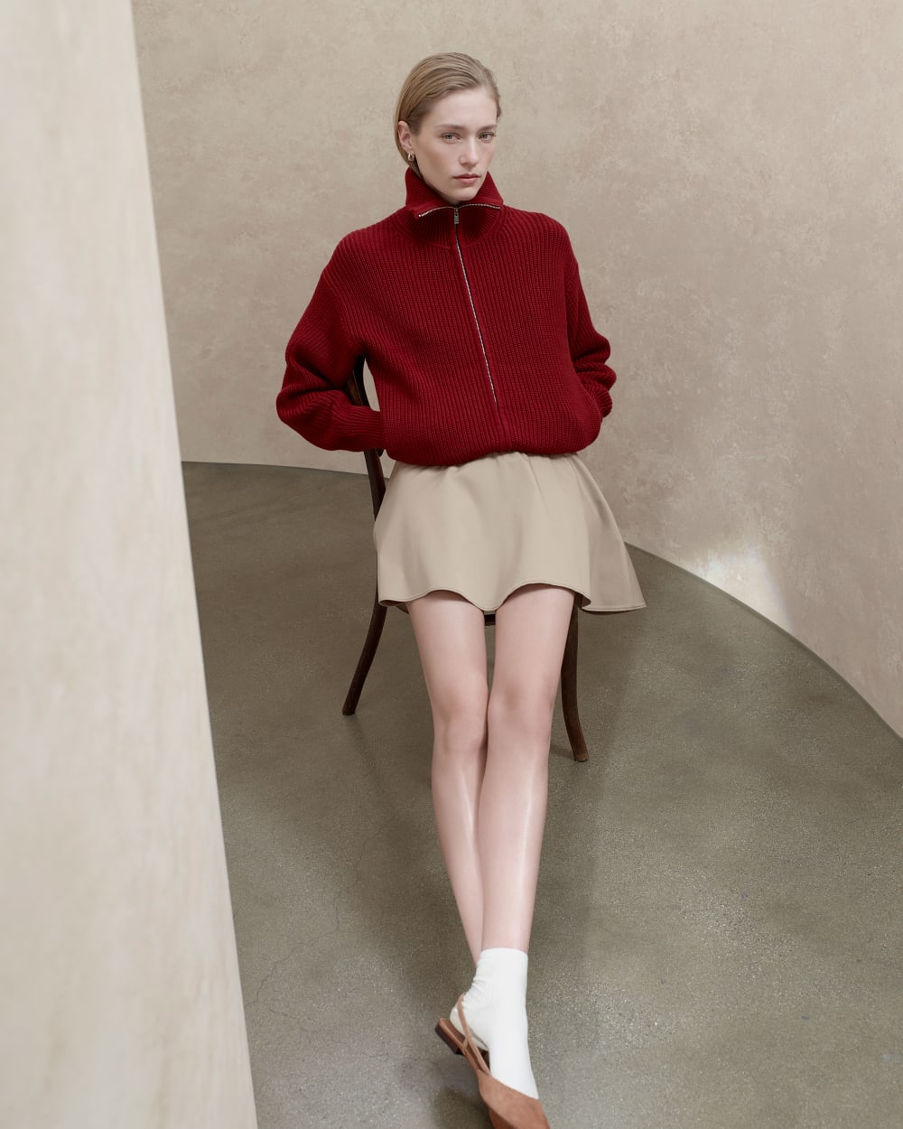 womens-circle-mini-skirt-warm-trench