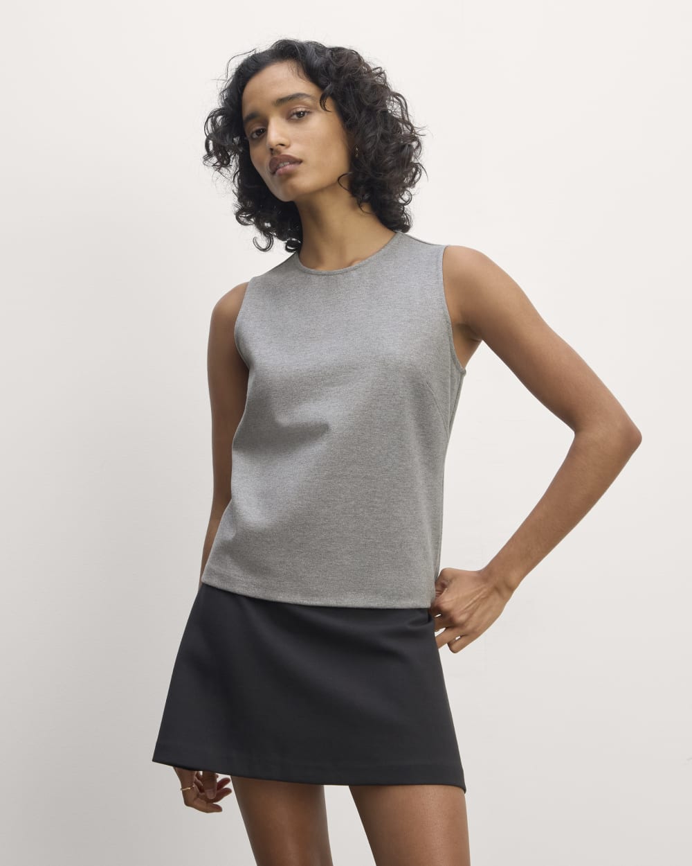 womens-dream-shell-tank-mid-heather-grey | primary