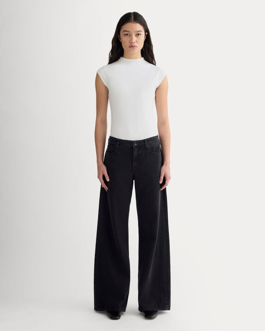 womens-form-funnel-neck-bodysuit-white | primary